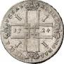1 rouble 1724 year