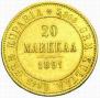 20 markkaa 1891 year