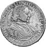 1 rouble 1719 year