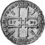 1 rouble 1724 year