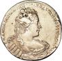 1 rouble 1733 year