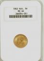 5 roubles 1902 year