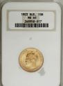 10 roubles 1903 year