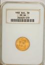 5 roubles 1902 year