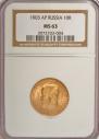 10 roubles 1903 year