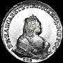 1 rouble 1744 year