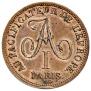 2 franks 1814 year
