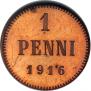 1 penni 1916 year