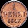 1 penni 1867 year