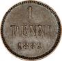 1 пенни 1882 года