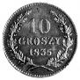 10 groszy 1835 year