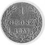 1 grosz 1839 year