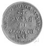 3 roubles - 20 złotych 1834 year