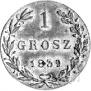 1 grosz 1839 year