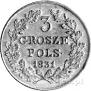 3 grosze 1831 year