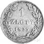 1 złoty 1835 year