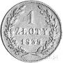 1 złoty 1835 year