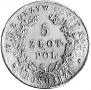 5 złotych 1831 year