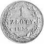 1 złoty 1835 year