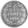 1 złoty 1835 year