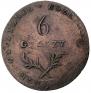 6 groszy 1813 year