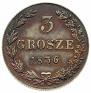 3 grosze 1836 year