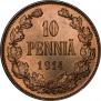 10 pennia 1914 year