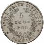 5 złotych 1831 year