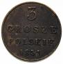 3 grosze 1831 year