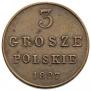 3 grosze 1827 year