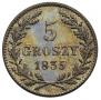 5 groszy 1835 year