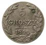 5 groszy 1840 year