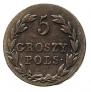 5 groszy 1829 year