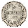 2 markkaa 1870 year