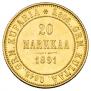 20 markkaa 1891 year