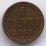 1 penni 1865 year