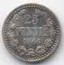 25 pennia 1866 year