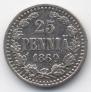 25 пенни 1869 года