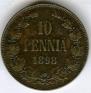 10 pennia 1898 year