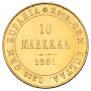 10 markkaa 1881 year
