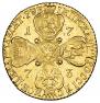 10 roubles 1773 year