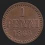 1 penni 1869 year