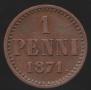 1 penni 1871 year