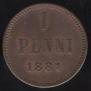 1 penni 1881 year