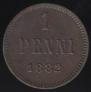 1 пенни 1882 года