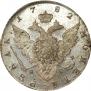 1 rouble 1782 year