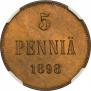 1 penni 1898 year