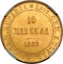 10 markkaa 1882 year