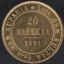 20 markkaa 1891 year
