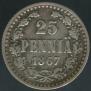 25 pennia 1867 year